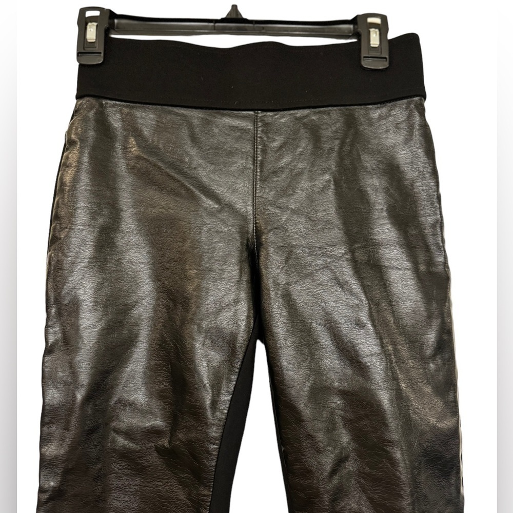 Club Monaco Tasha Faux Leather Leggings Sz0 - Picture 6 of 8